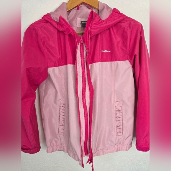 Eddie Bauer girl's lightweight jacket, Pink, Size M 10-12 - Picture 14 of 15